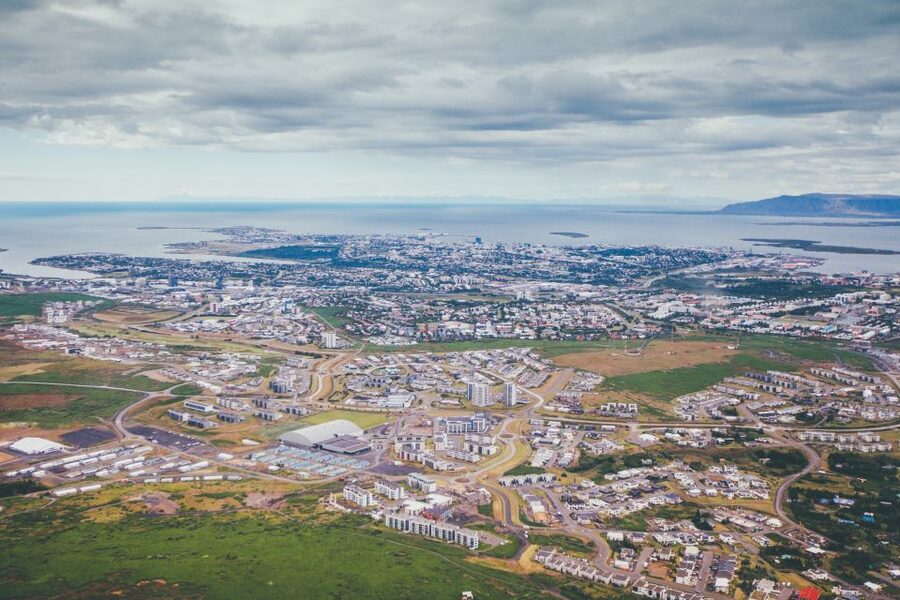 Reykjavik: Panoramic Helicopter Flight with Summit Landing - Seeing Hallgríms Church and Harpa From Above
