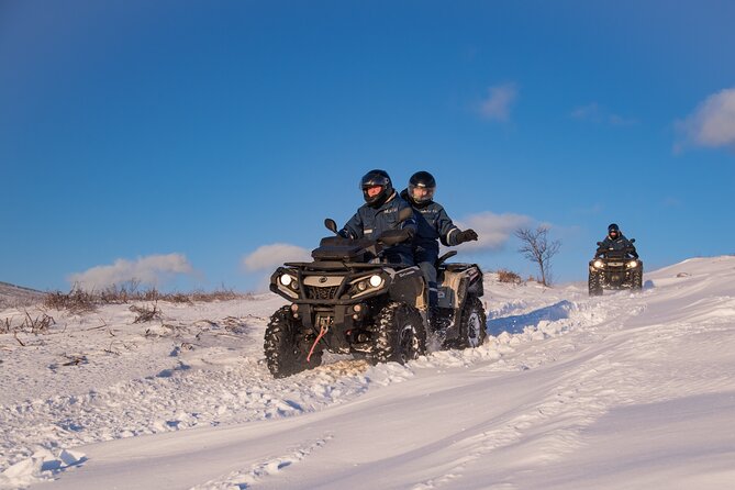 Reykjavik Peak with Safari Quads ATV - Following the convoy across the open ground