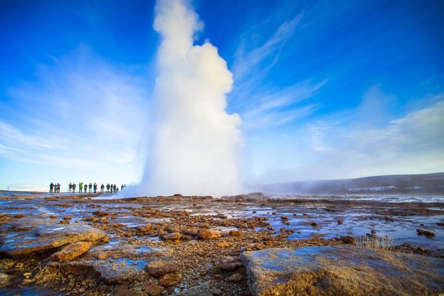 Reykjavik: Private Golden Circle and South Coast Tour - Geysir’s steaming ground and Gullfoss