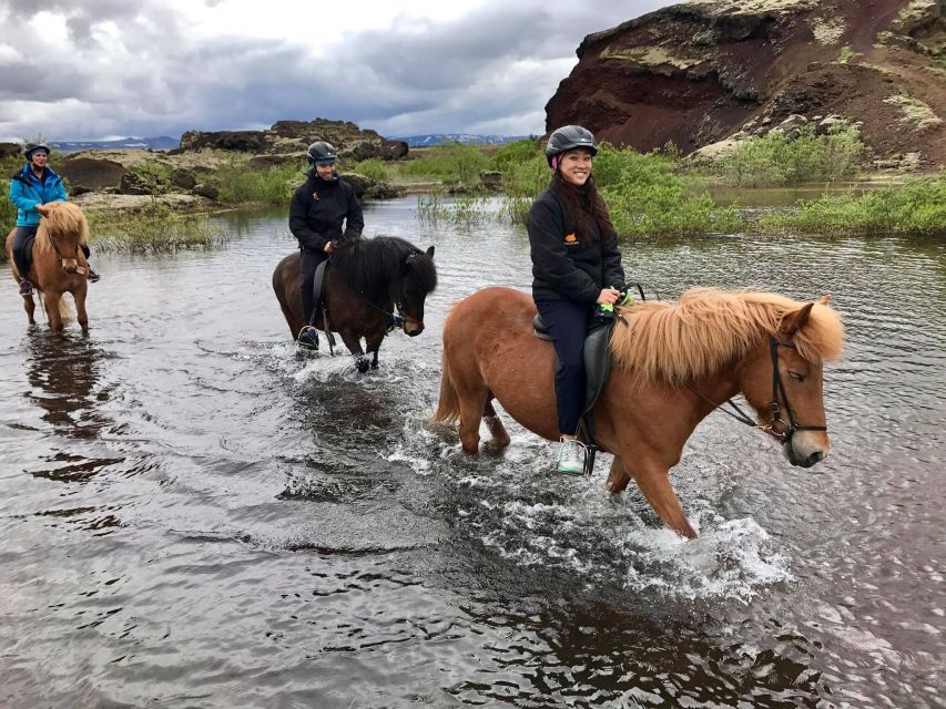Reykjavik: Small-Group Horse Volcano Riding Tour with Pickup - Riding the hills around Reykjavik