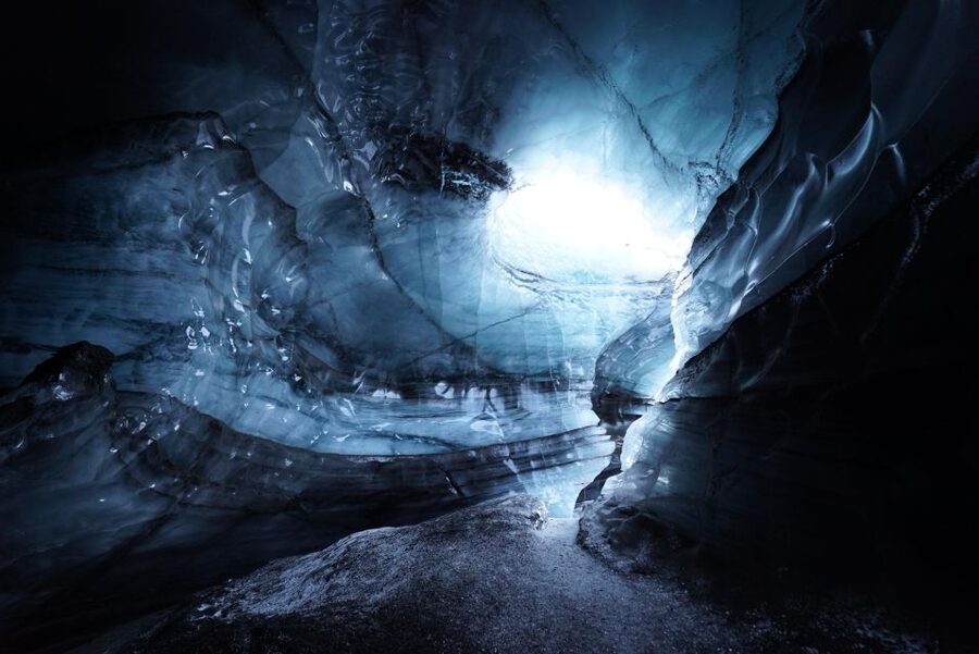 Reykjavik: South Coast and Katla Ice Cave Small Group Tour - Víkurfjara black sand beach
