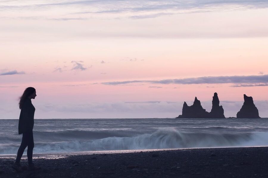 Reykjavík: South Coast Waterfalls, Black Sand & Glacier Tour - Reynisfjara: black sand and serious sea power