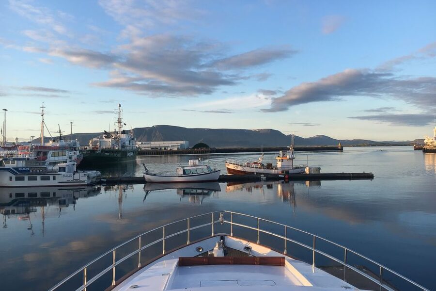 Reykjavik: Whale Watching and Dolphin Watching Yacht Cruise - Leaving Reykjavik’s Old Harbor