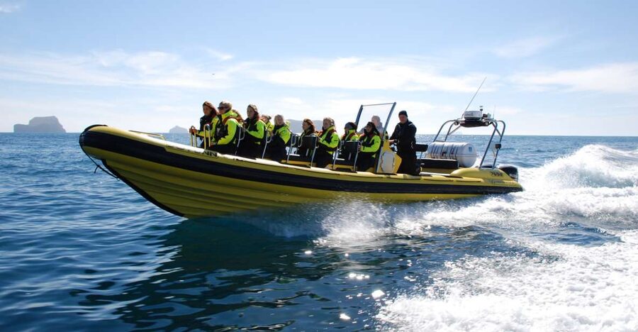 Reykjavik: Whale Watching by RIB Speedboat - Crossing Faxaflói Bay toward the wildlife