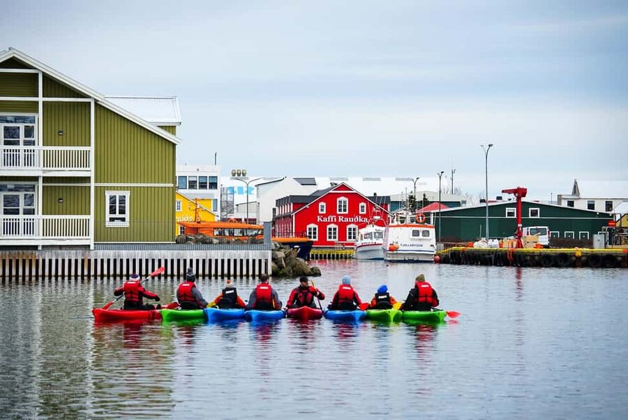 Siglufjörður / Siglufjordur: Guided kayak tour. - Training first, adventure second
