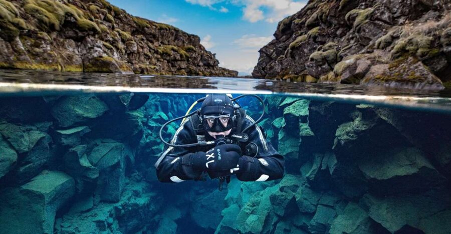 Silfra: Diving Between Tectonic Plates - One hour of preparation before the water