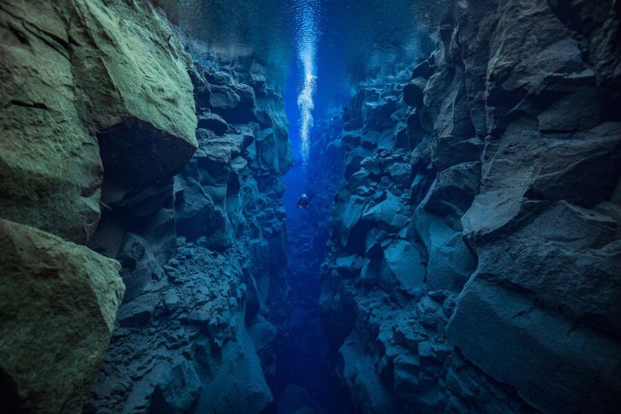 Silfra: Diving Between Tectonic Plates - Silfra Cathedral reaches 23 meters