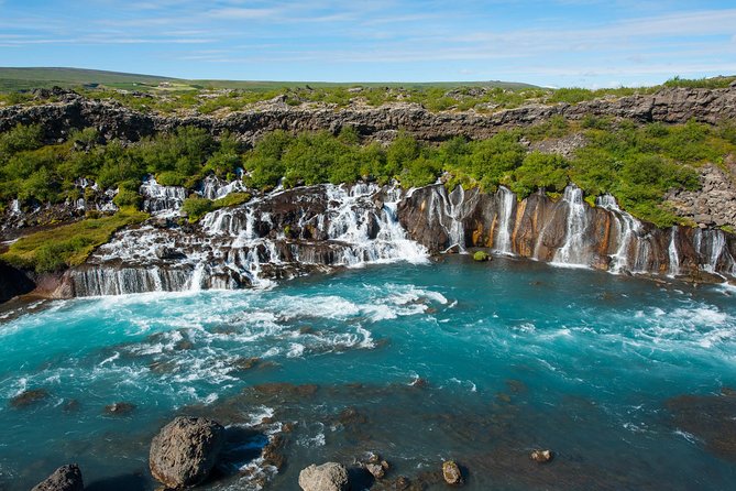 Silver Circle: Lava Cave, Waterfalls & Iceland Horses-Small Group - Hraunfossar, water flowing from lava