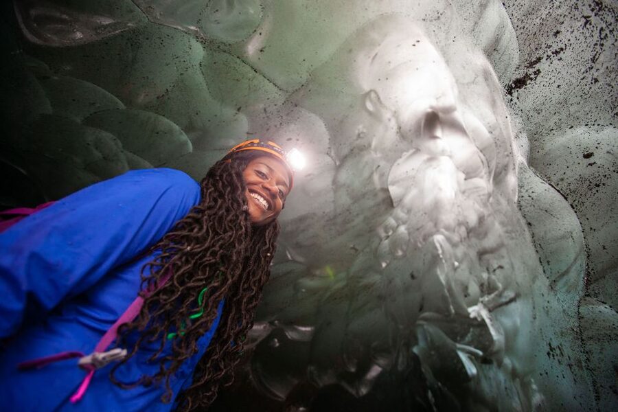 Skaftafell: Ice Cave Experience - Entering the natural ice cave