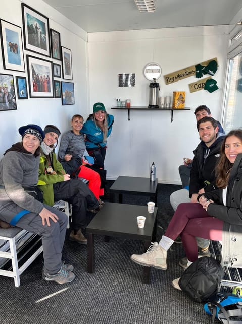 Skaftafell: Ice Cave Tour and Glacier Hike - Entering the natural blue ice cave