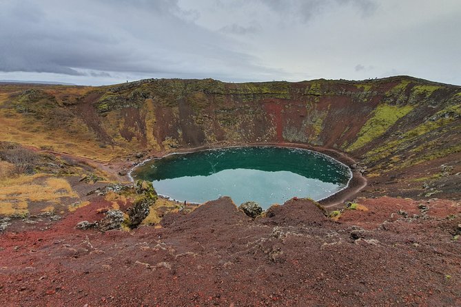 Small-Group Golden Circle, Blue Lagoon with Ticket & Kerid Crater - Geysir and Strokkur: Iceland’s most reliable burst of action