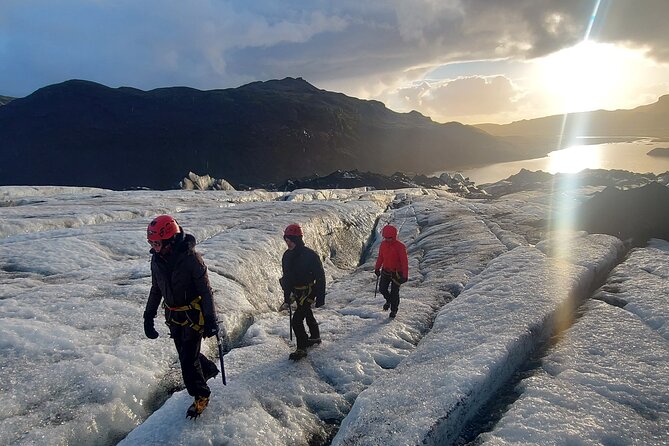 Small-Group Ice Climbing and Glacier Hiking in Solheimajokull - Three climbs, from practice wall to steeper ice