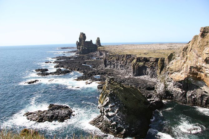 Snaefellsnes National Park and Natural Wonders from Reykjavik - Lóndrangar: two rock towers above the sea