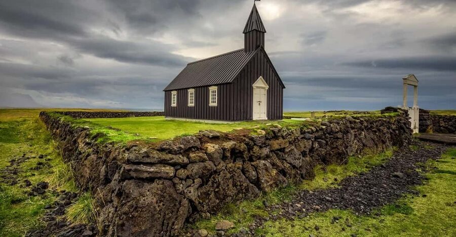 Snaefellsnes Peninsula Adventure: Small Group from Reykjavik - Lóndrangar rises from the Atlantic