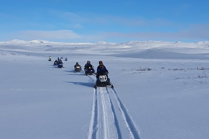 Snowmobile Tour by Lake Mývatn - Meeting the guide at Grímstaðir by Lake Mývatn