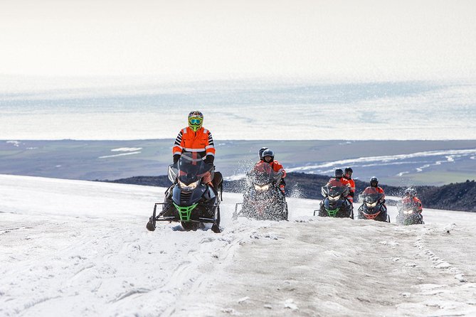 Snowmobiling Experience on Mýrdalsjökull Glacier - Riding the glacier truck to the snowmobiles