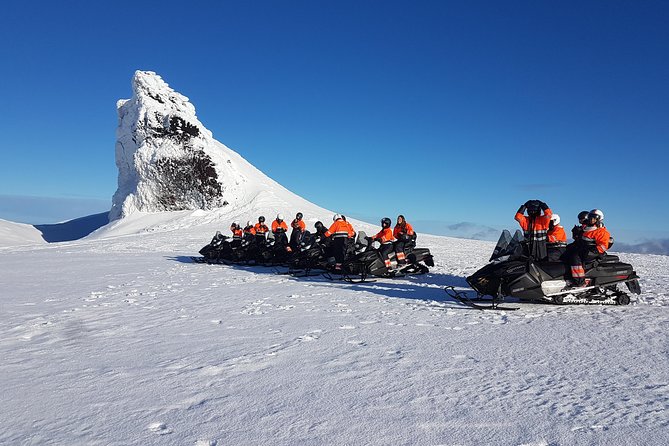 Snowmobiling on Eyjafjallajökull - Reaching the glacier and choosing your pace
