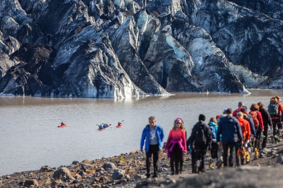 Sólheimajökull: Guided Kayaking Tour on the Glacier Lagoon - Meeting the guide at Sólheimajökull Base Camp