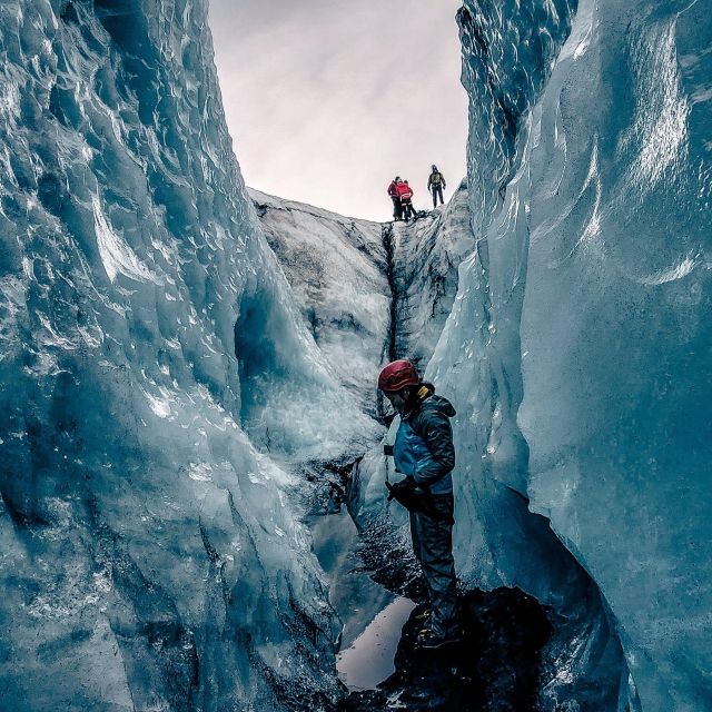 Sólheimajökull Ice Climbing Tour - Two or three climbs, including a moulin