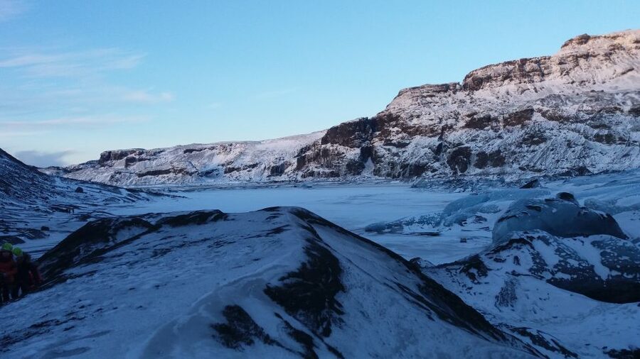 Sólheimajökull Ice Climbing Tour - The 15-minute walk to the glacier
