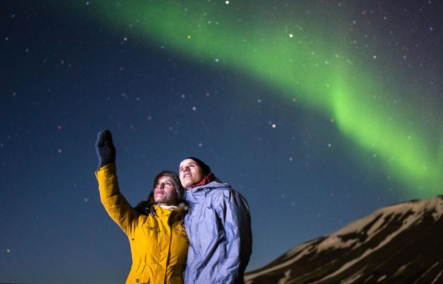 South Coast, Glacier Hike and Northern Lights Winter Tour - Skógafoss and the 527-step viewpoint