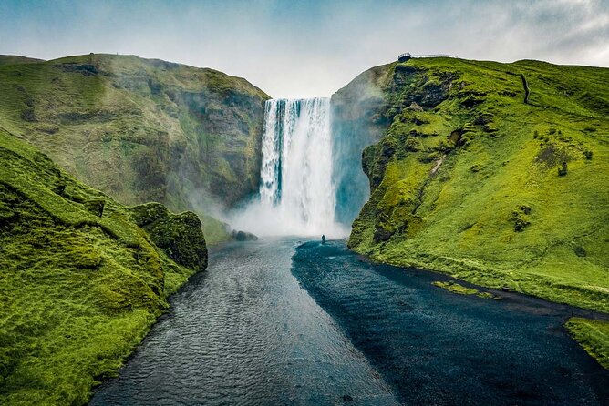 South Coast of Iceland and Glacier Walk PRIVATE TOUR - Skógafoss: a broad wall of falling water