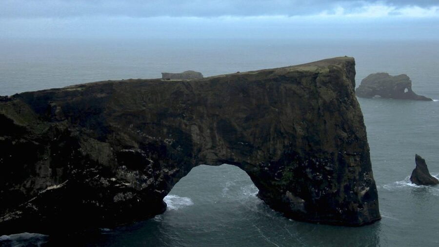 South Coast of Iceland. Black beach, glaсier, waterfalls... - Dyrhólaey adds cliffs and volcanic sand