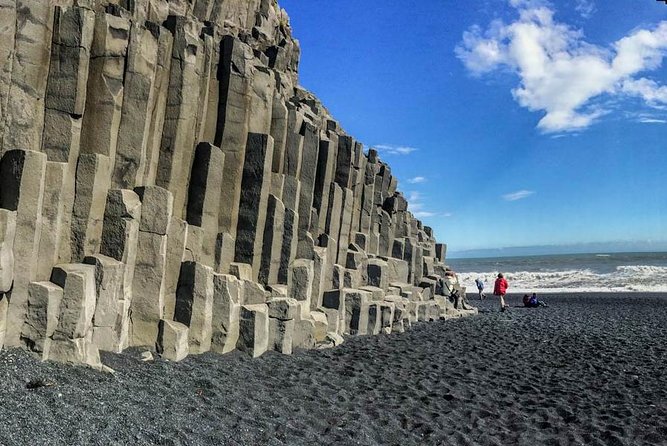 South Coast of Iceland Day Tour - PRIVATE TOUR - Reynisfjara combines black sand and basalt
