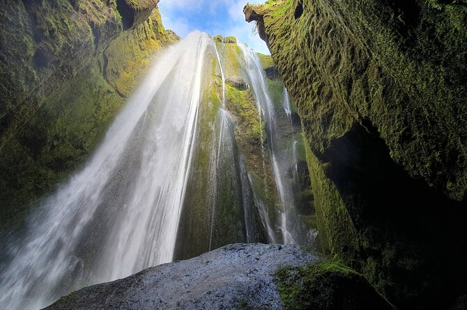 South Coast Waterfall, Black Beach, Glacier Adventure Small Group - Skogafoss brings the day’s biggest waterfall