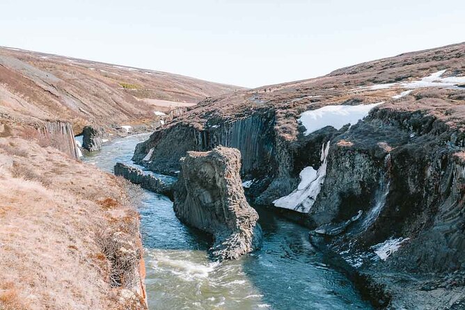 Studlagil Canyon and Waterfall Tour from Seydisfjordur - Reaching the upper viewpoint at Stuðlagil