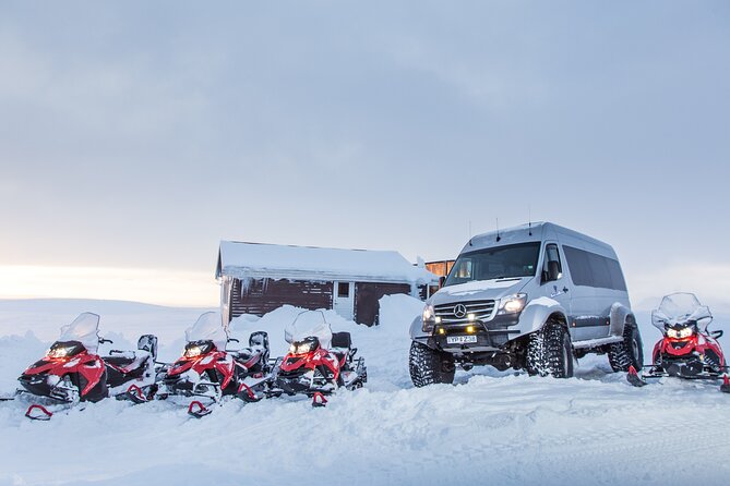 Super Jeep Golden Circle & Snowmobile on Glacier from Reykjavik - Reaching Langjokull by super jeep