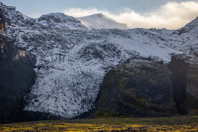 Super Jeep Private Tour at Thórsmörk - Gígjökull glacier from a broad viewpoint