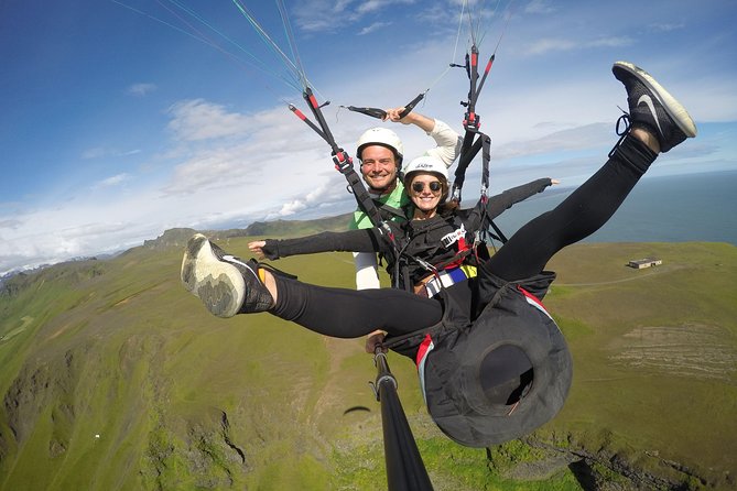 Tandem Paragliding Flights from Vik - Reynisfjall: the launch point with a wide view