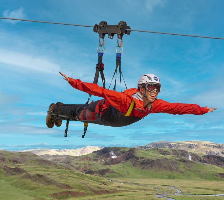 The Falcon : Superman ride with Mega Zipline Iceland - What the Superman Ride actually feels like