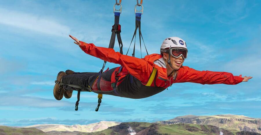 The Falcon : Superman ride with Mega Zipline Iceland - Practical clothing and arrival advice