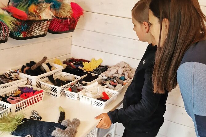 The Wool Monster Workshop - make your own souvenir! - The final result and the one-hour time limit