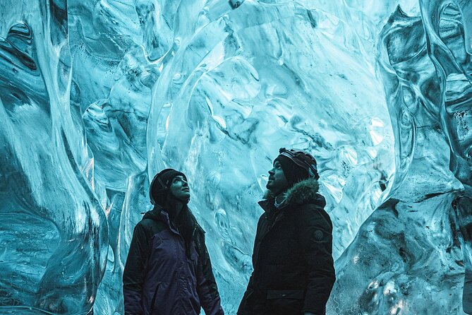 Treasure Iceland - Ice Cave Discovery - Entering the natural blue ice cave
