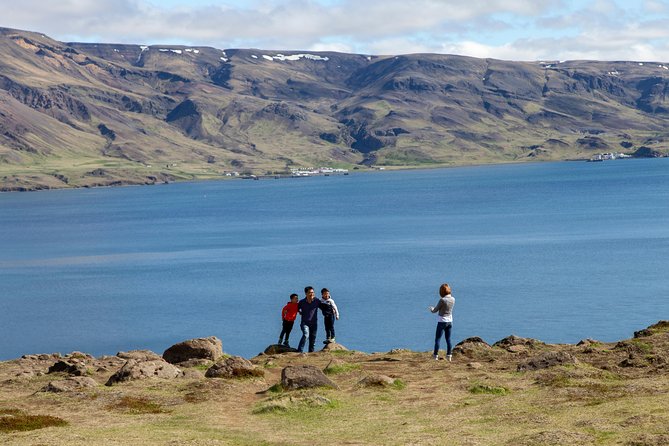 Unique West Iceland and Krauma SPA tour by minibus - Barnafoss brings speed and force