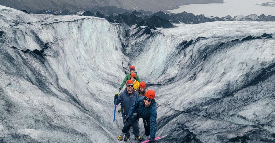 Vik: Guided Glacier Hike on Sólheimajökull - Crampons, helmets, and the first safety briefing