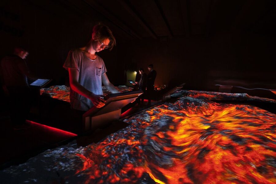 Volcano Exhibition and Cinema - Lava Centre Iceland - The Fiery Heart of Iceland explains the source
