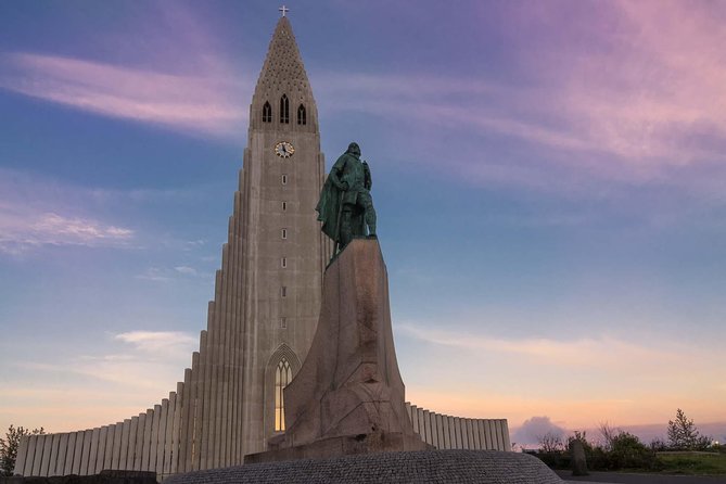 Walking tour of Reykjavik city - The National Theatre and a quick architectural pause