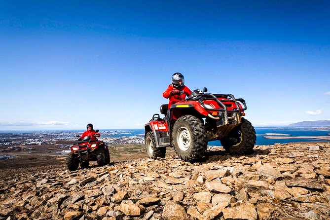 Whale Watching & ATV Adventure from Reykjavik - Changing from four wheels to Faxaflói Bay