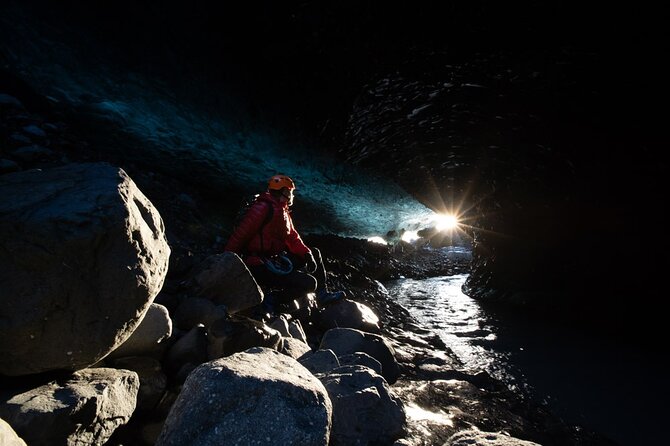 Winter Ice Cave + Climbing Private Photoshoot - 20 Shot Package - Glacier science adds meaning to the climb