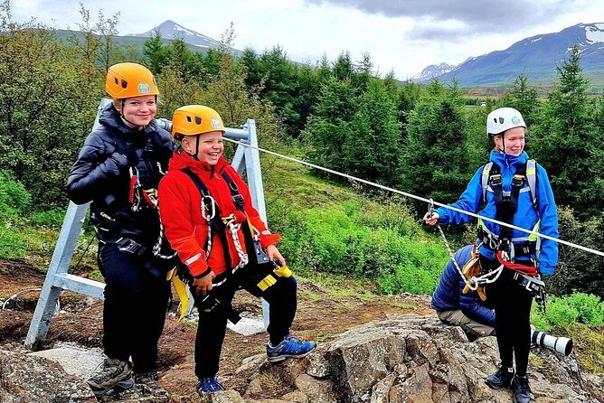 Zipline Adventure Through Glerárgil River Canyon in Akureyri Town - Getting from the meeting point to the first ride